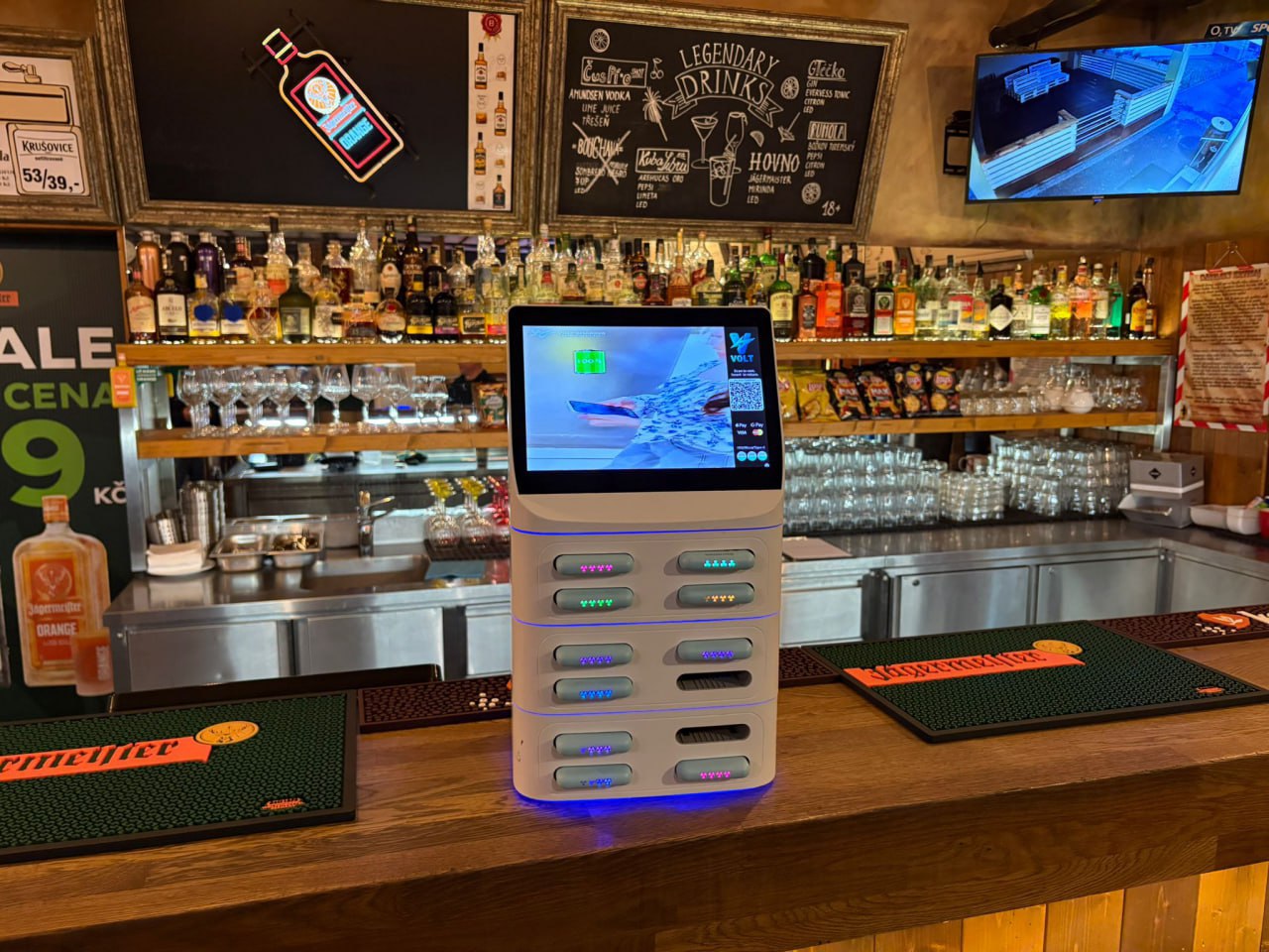 Shared Charging Station Equipment Display